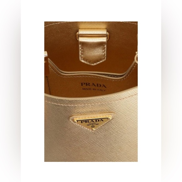 Gold mini handbag - Picture 4 of 11